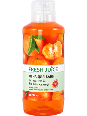 Αφρός Μπάνιου Tangerine and Sicilian Orange Fresh Juice