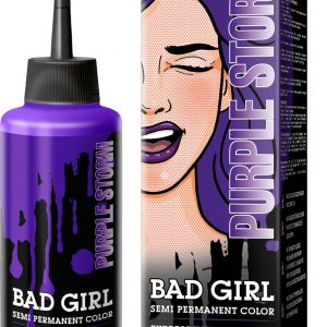 Κρέμα Μαλλιών με Χρώμα - Purple Storm (μωβ) BAD GIRL