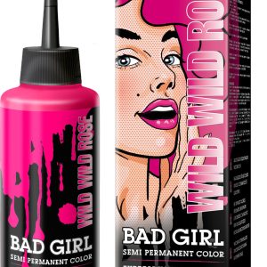 Κρέμα Μαλλιών με Χρώμα - Wild Wild Rose (ροζ) BAD GIRL