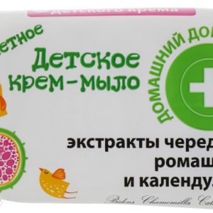 Βρεφική Κρέμα-Σαπούνι με Εκχύλισμα Χαμομηλιού και Καλέντουλας 70gr 3+ Domashniy Doktor